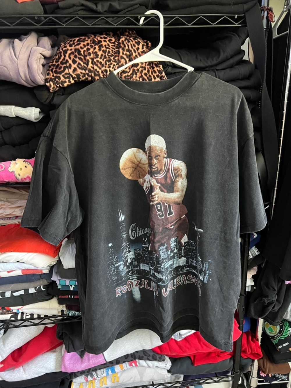 NWOT Rodman Vintage Basketball Graphic Tee
